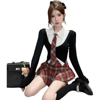 Mu Xiao Xin Two Piece Skirt Sets Women's