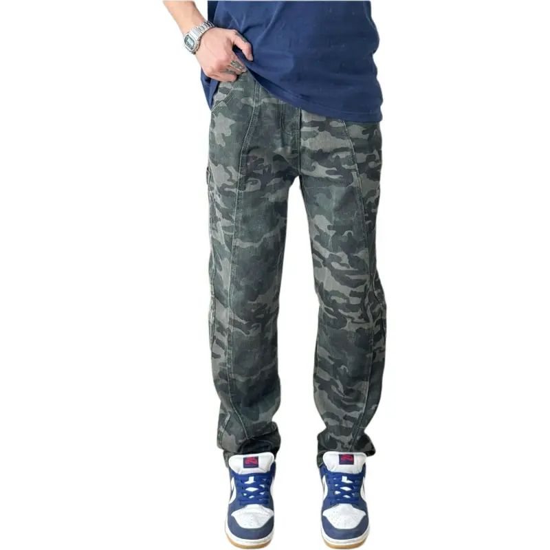 KVIV Jeans Unisex Camouflage [Editor's Recommendation]-5
