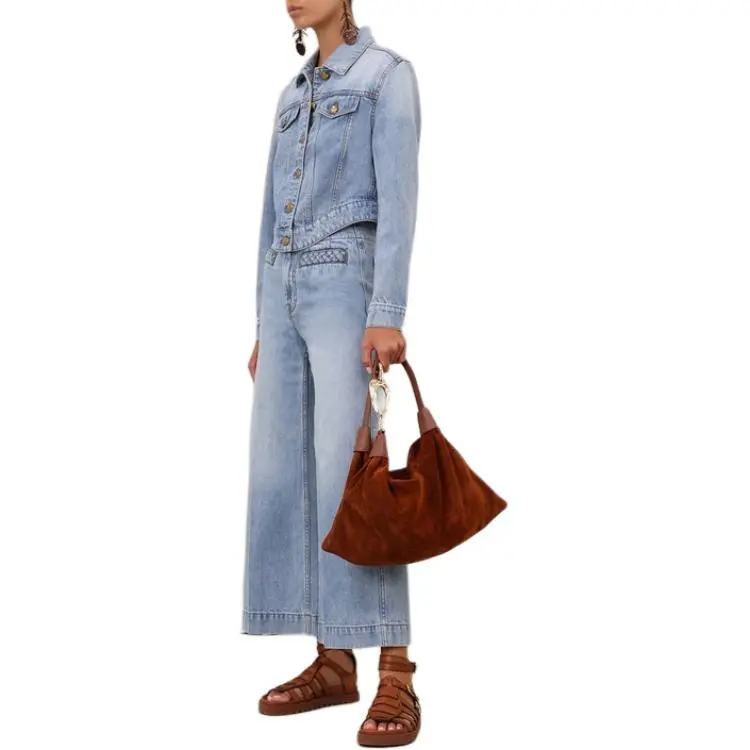 Zimmermann SS25 Denim Jacket Women's Blue-4