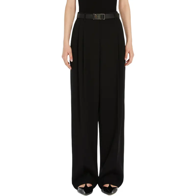 MaxMara Studio Casual Pants Women's Black-1