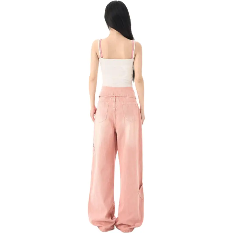 TELENT Jeans Women's Pink-3