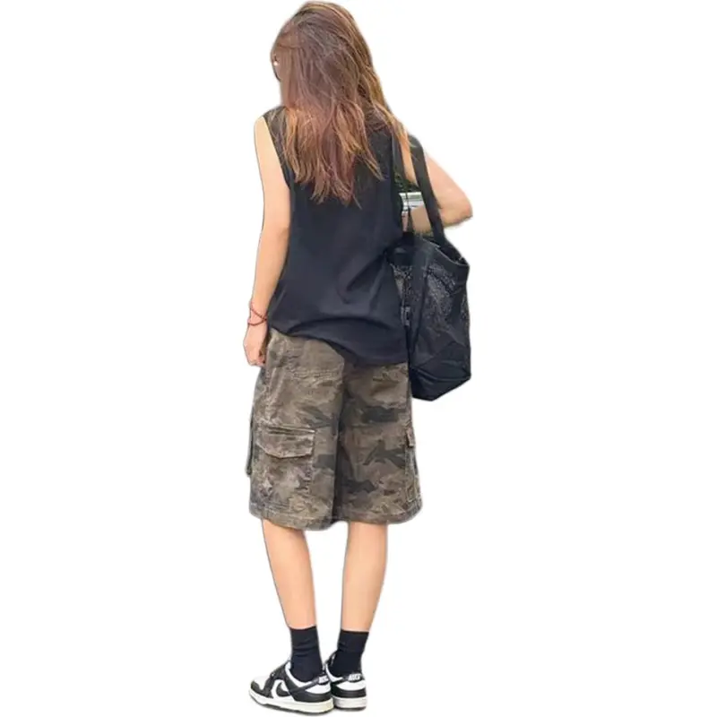 CORNILOT Cargo Shorts Unisex Camouflage-1