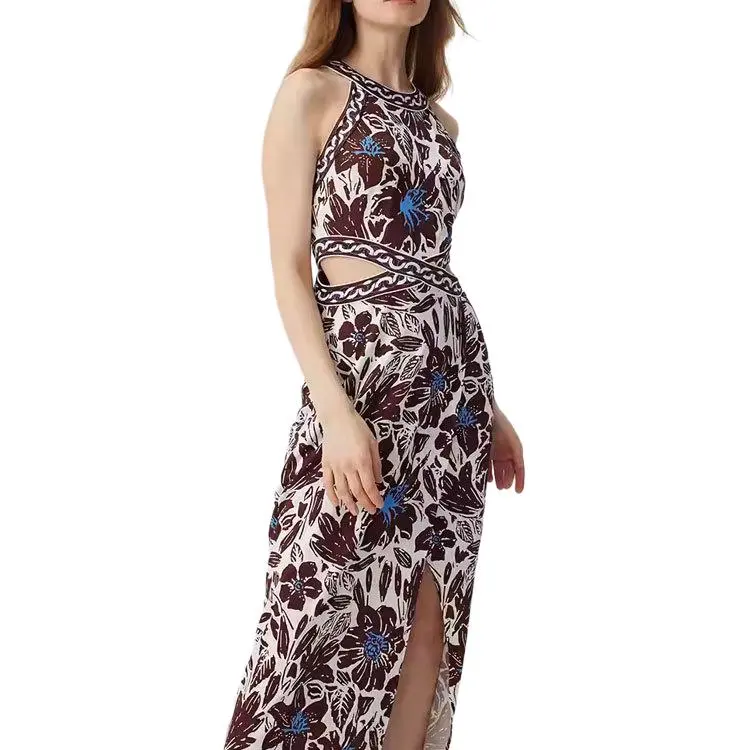 Diane Von Furstenberg SS25 Sleeveless Dress Women's Multicolor-4