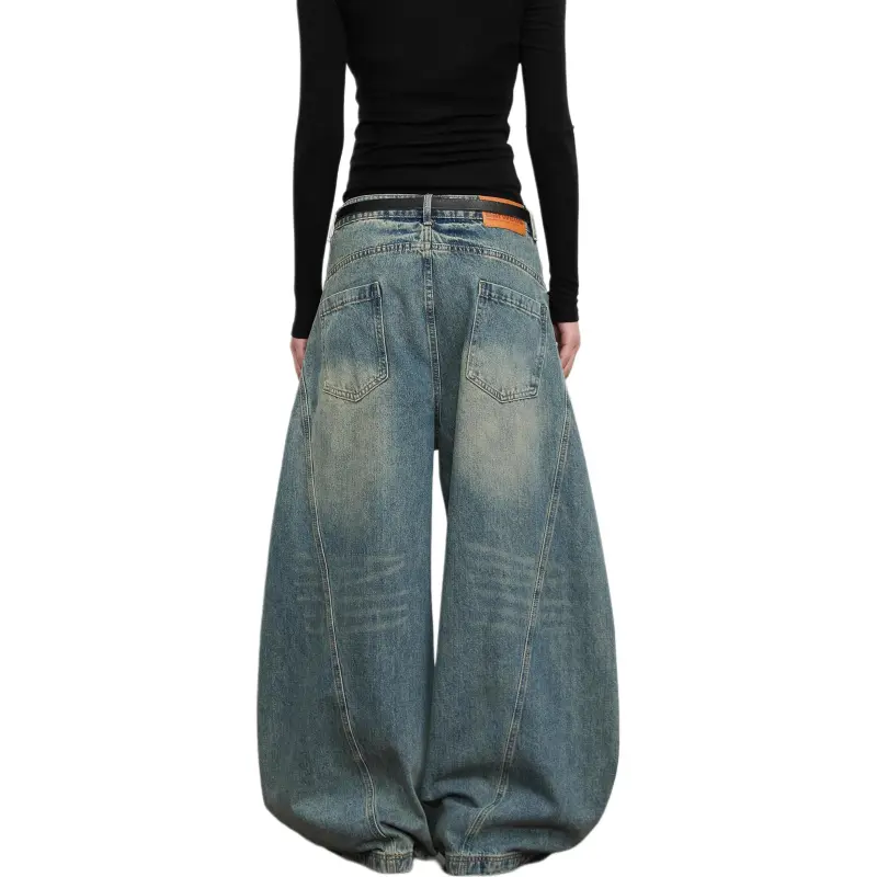 HAPPY PARTY Jeans Unisex Blue-4