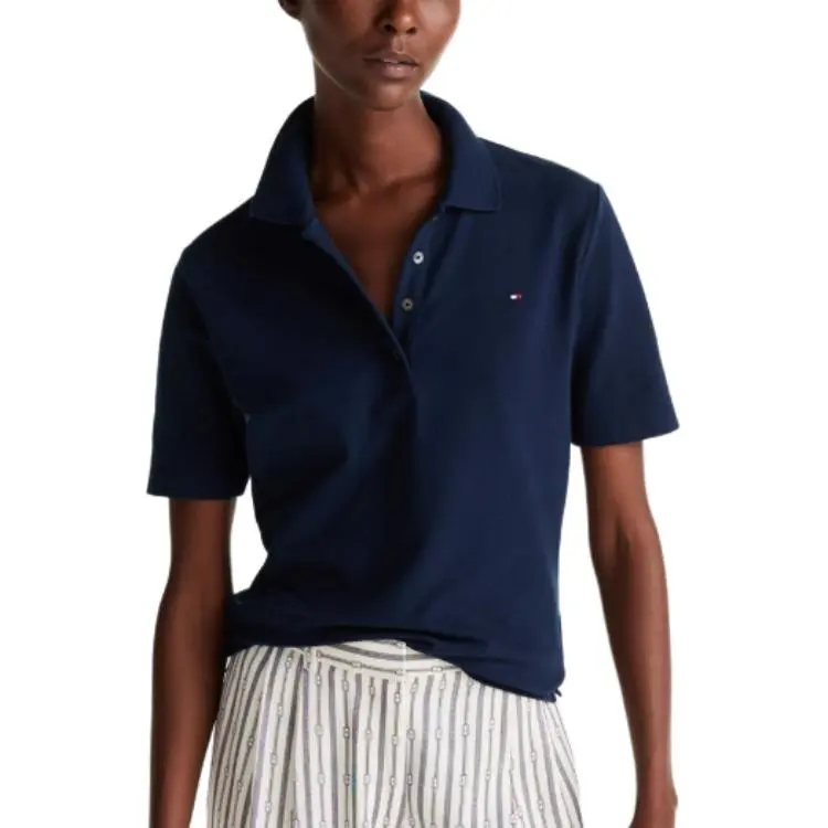 Tommy Hilfiger Polo Shirt Women's Marine Blue-1