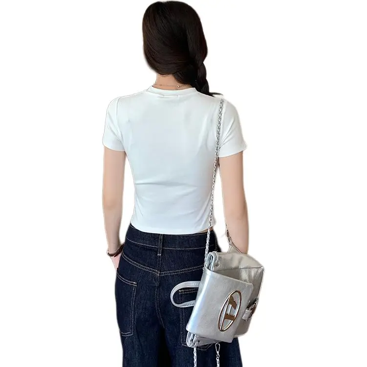 Mu Xiao Xin T Shirt Women's White-1