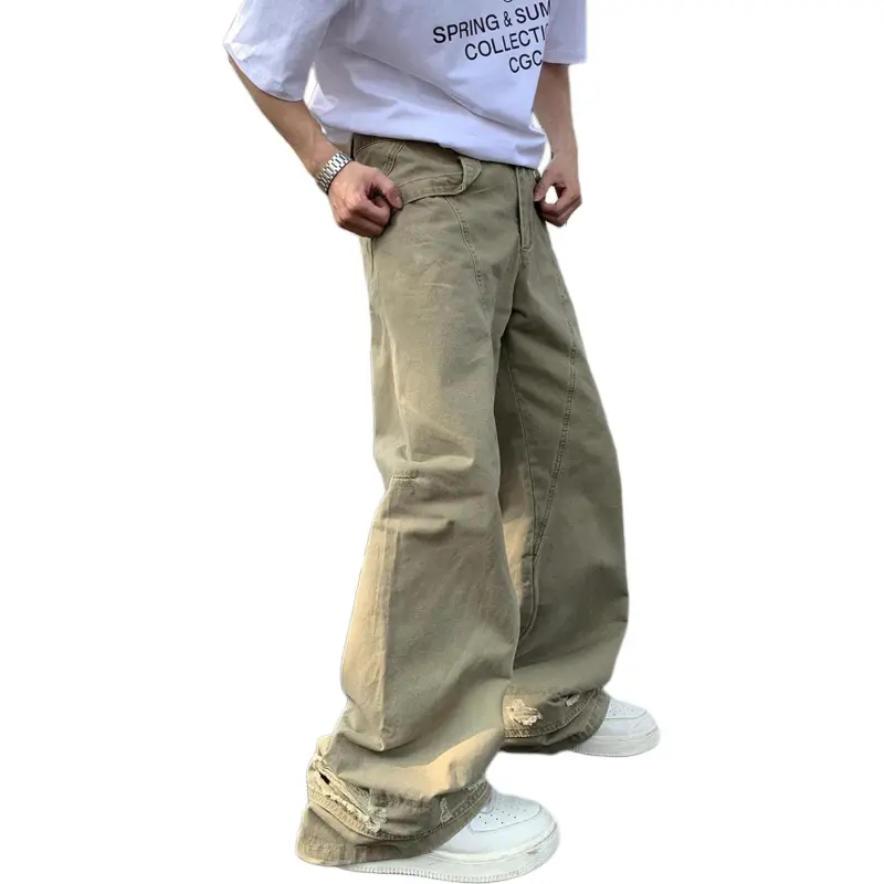 SOIE Jeans Unisex Wood Khaki-2
