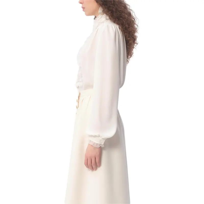 Valentino SS25 Shirt Women's Ivory White-3