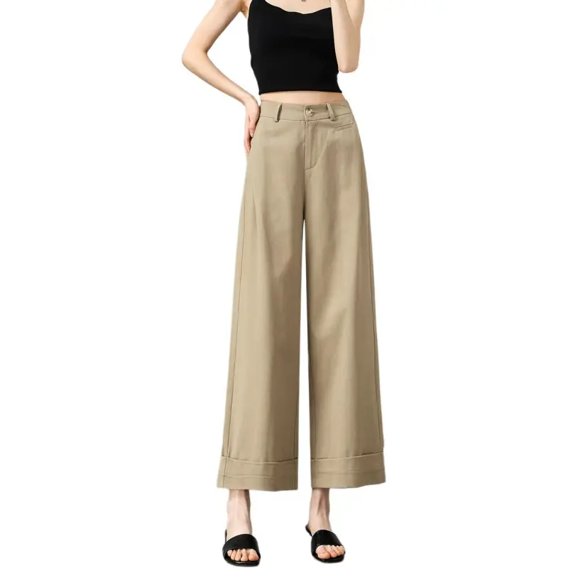 Weixi Casual Pants Women's Khaki-2