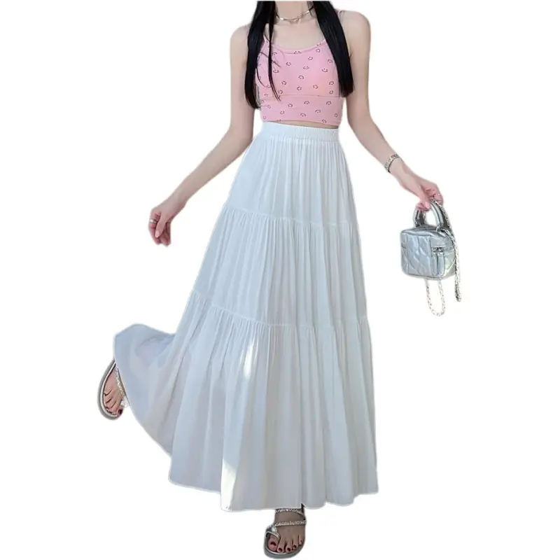 Mu Xiao Xin Casual Long Skirt Women's-1