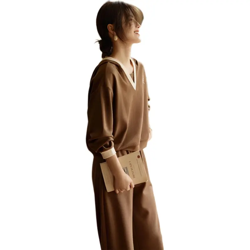 XWI Casual Suits Women's Coffee-3