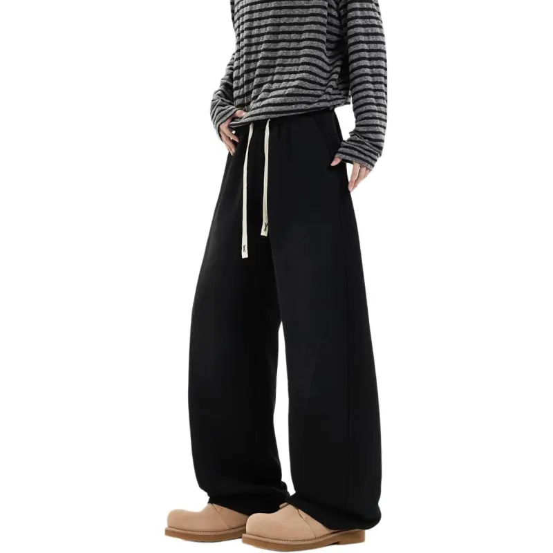 FOR FEAR THAT Casual Pants Unisex Black-1