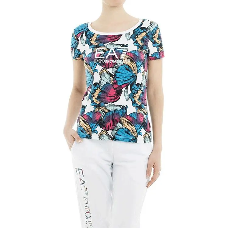 EMPORIO ARMANI EA7 T Shirts Women's White-2