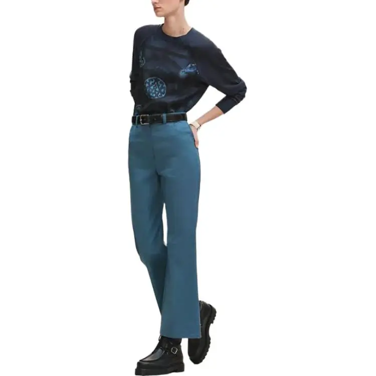 HERMES FW25 Knitwear Women's Ink Blue-2