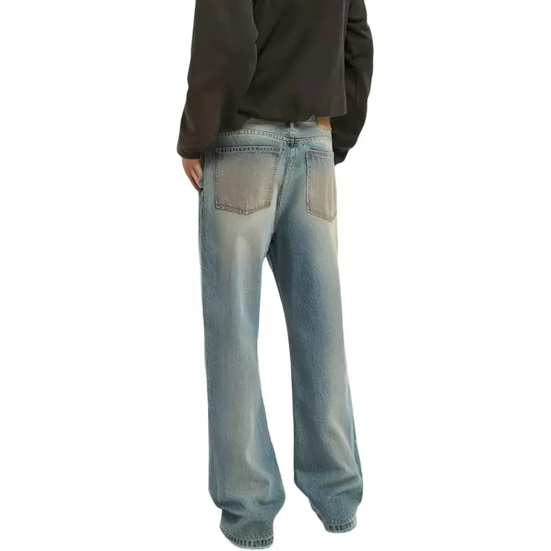 GBXM Jeans Unisex Dirty Vintage Blue-3