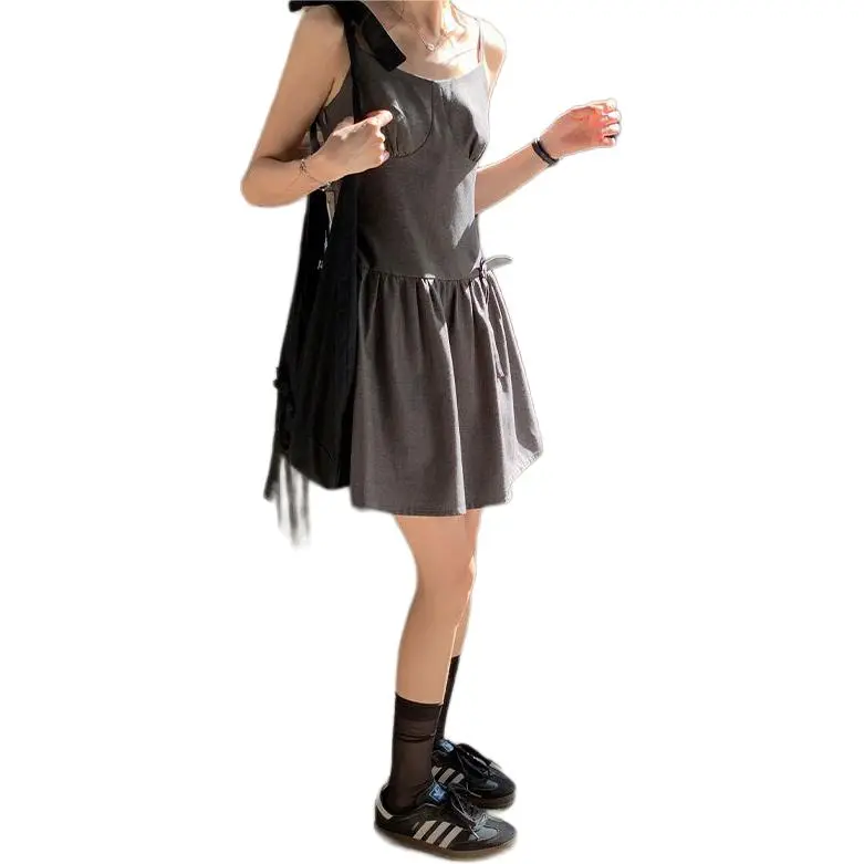 GOSO Slip Dresses Women's Gray-1