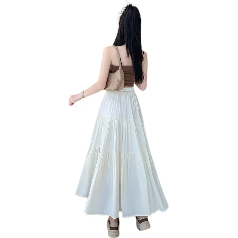 Mu Xiao Xin Casual Long Skirt Women's-7