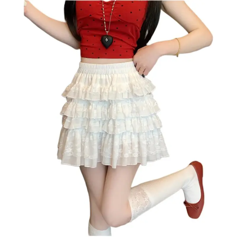 Flowers In Water Casual Short Skirts Women's-2