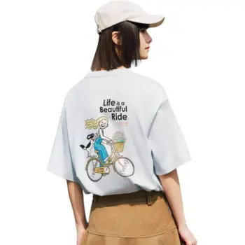 Anta x ZOLA, Sports Life Collection T Shirt Women's Dream Shadow Blue