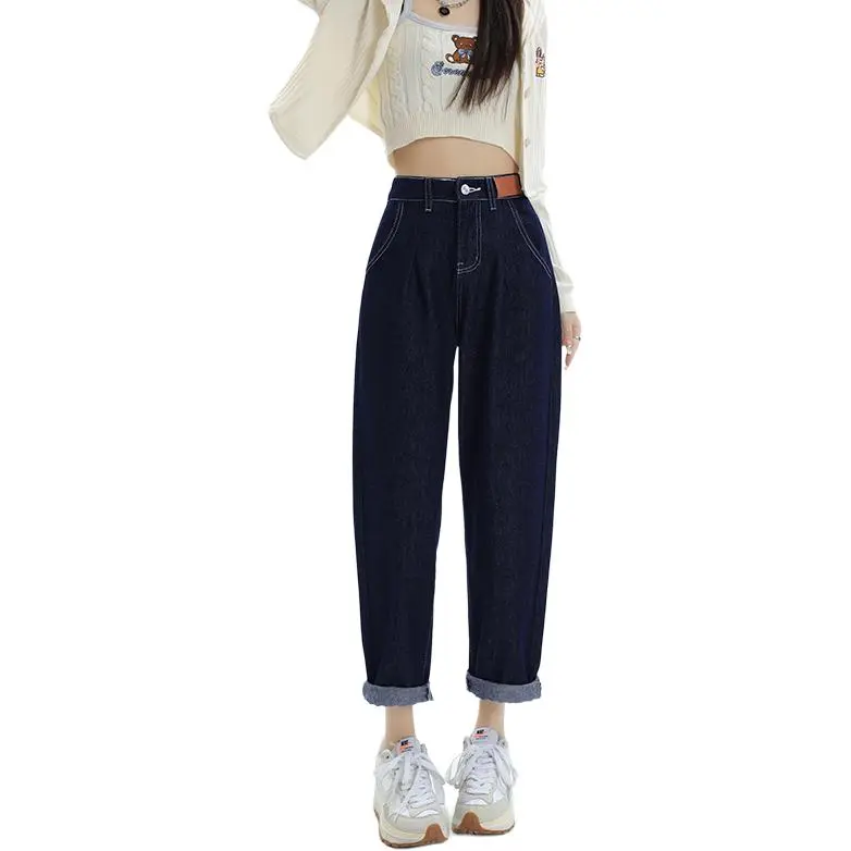 Kazakhstan Jeans Women's Dark Blue-3