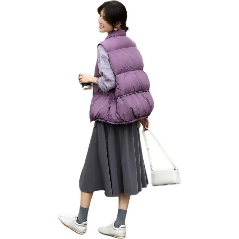 XWI Down Jacket Women's Gray Purple-1