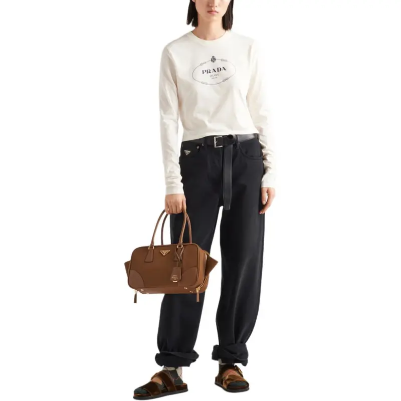 PRADA Printed Jersey T shirt-1