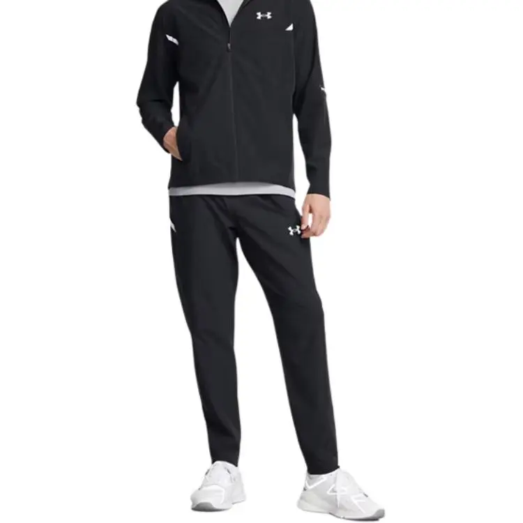 Under Armour Woven Collection FW24 Casual Pants Men's Black/Reflective-2