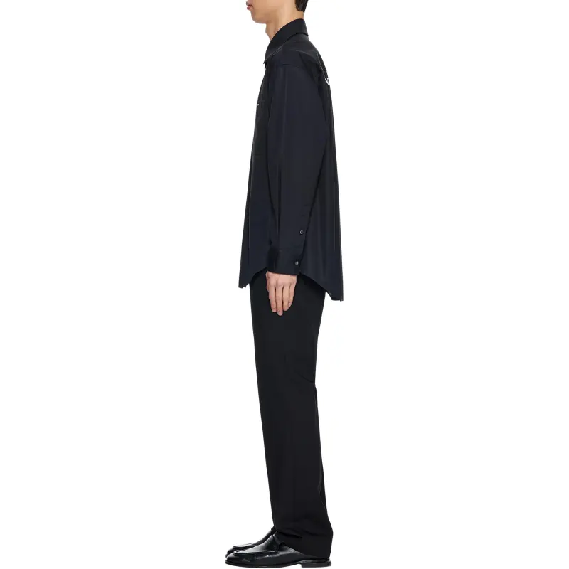 WOOYOUNGMI SS25 Shirt Men's Black-4