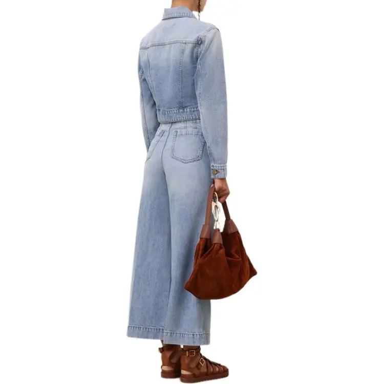 Zimmermann SS25 Denim Jacket Women's Blue-5