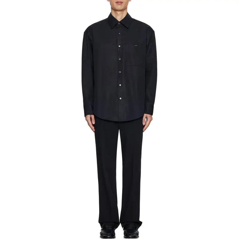 WOOYOUNGMI SS25 Shirt Men's Black-2