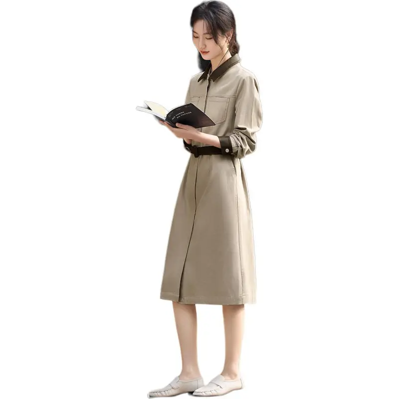 XWI Long Sleeved Dress Women's Oat-3