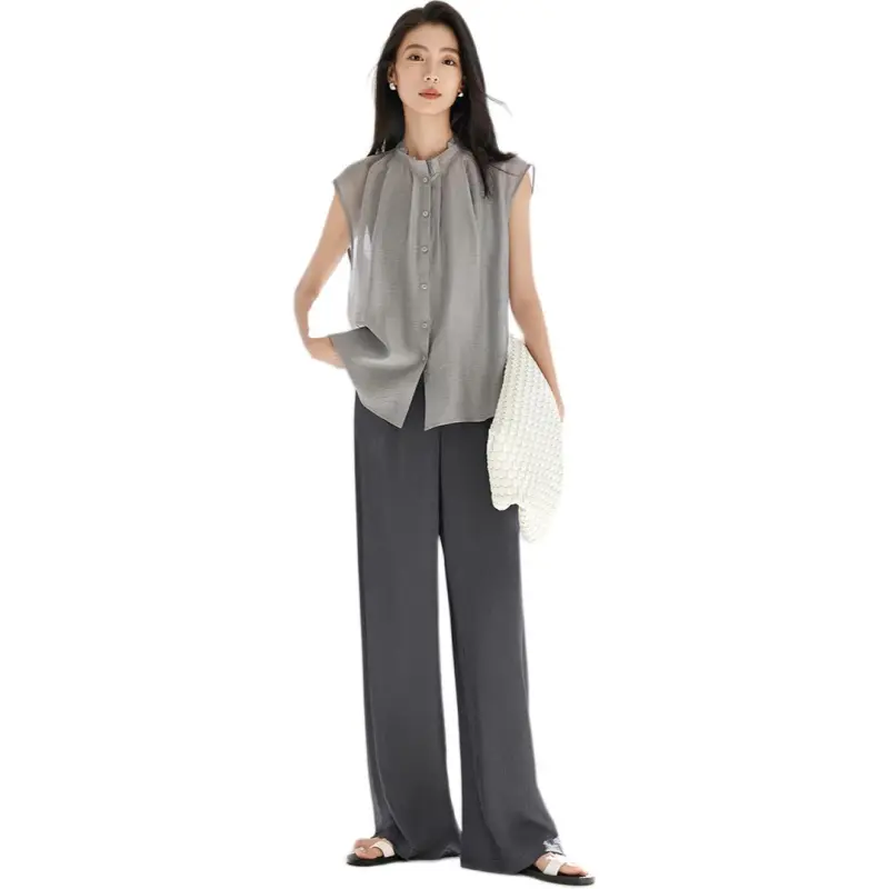 IHIMI Shirts Women's Glacier Gray-1
