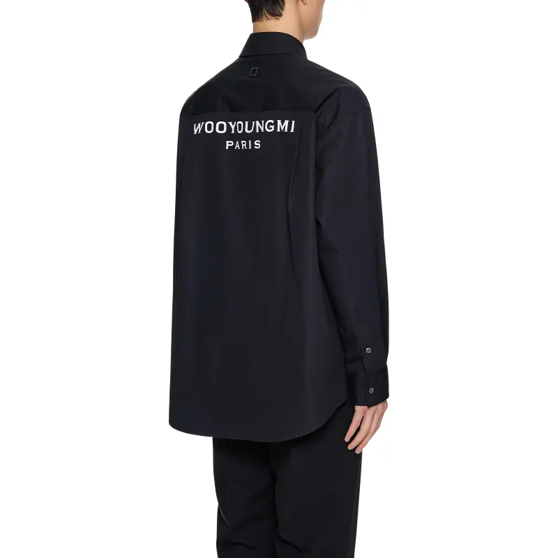 WOOYOUNGMI SS25 Shirt Men's Black-5