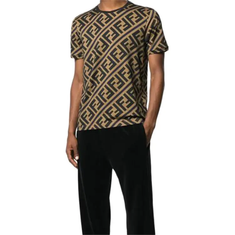 FENDI Ff Monogram Printed T shirt-1