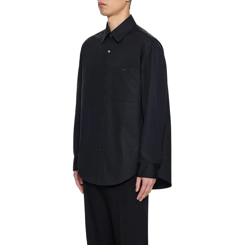WOOYOUNGMI SS25 Shirt Men's Black-6