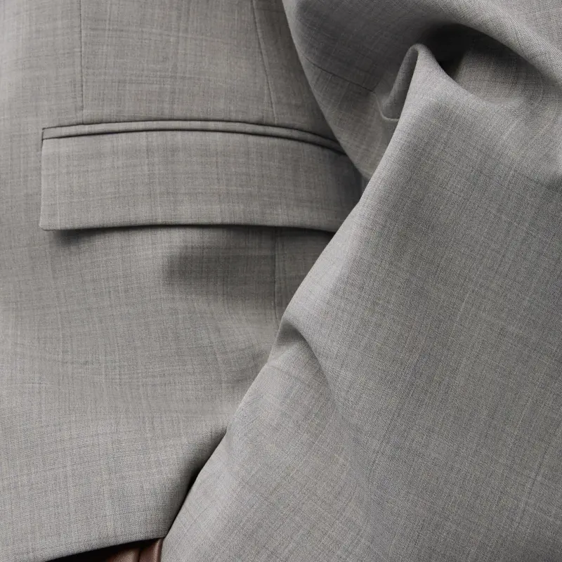 LOEWE Single Breasted Tailored Blazer 'Light Grey'-4