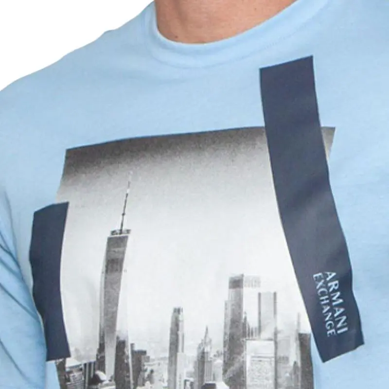 ARMANI EXCHANGEAE T Shirt Men's Blue-5
