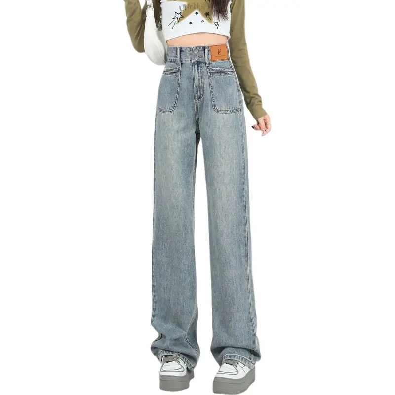 Weixi Jeans Women's Vintage Green-10
