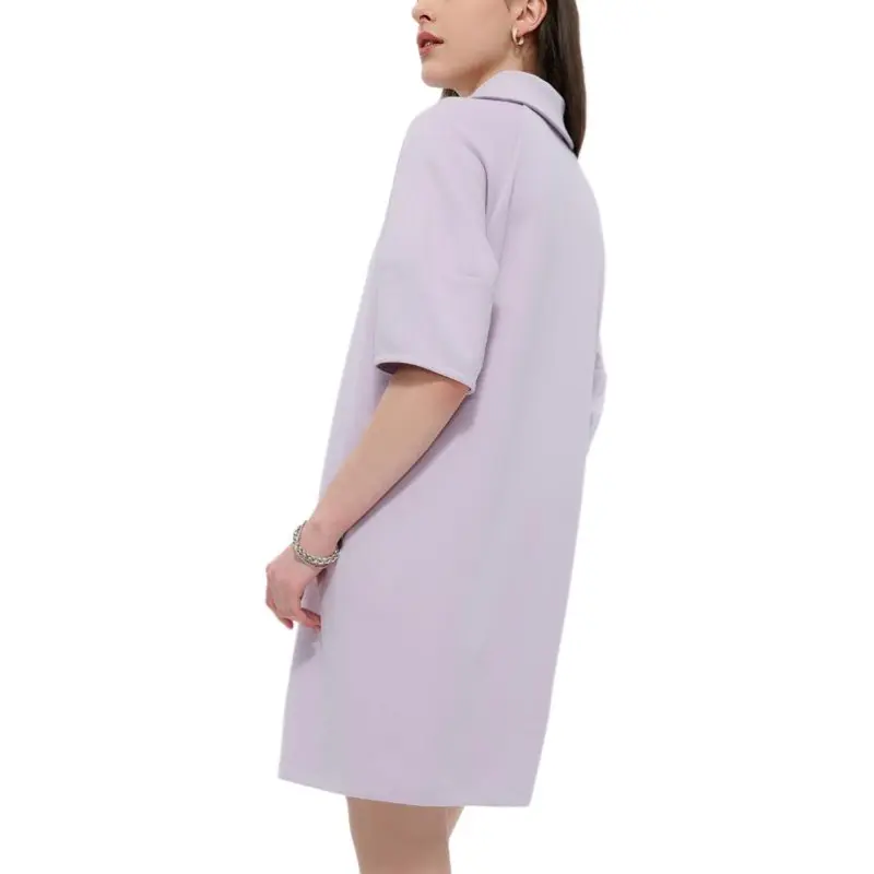 FILA FUSION LIFEFOB Collection Short Sleeved Dress Women's Bellringing Purple-4