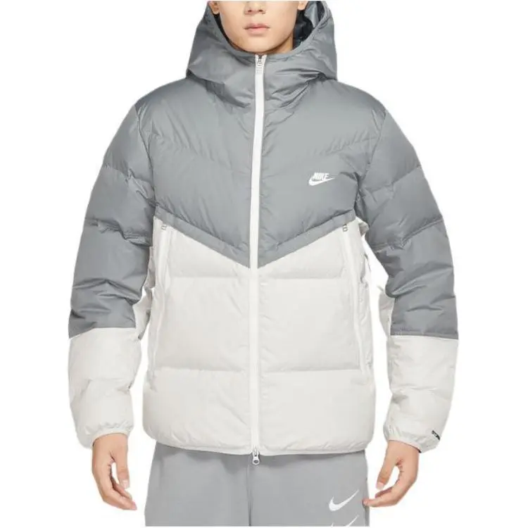Nike Down Jackets Men Gray-2