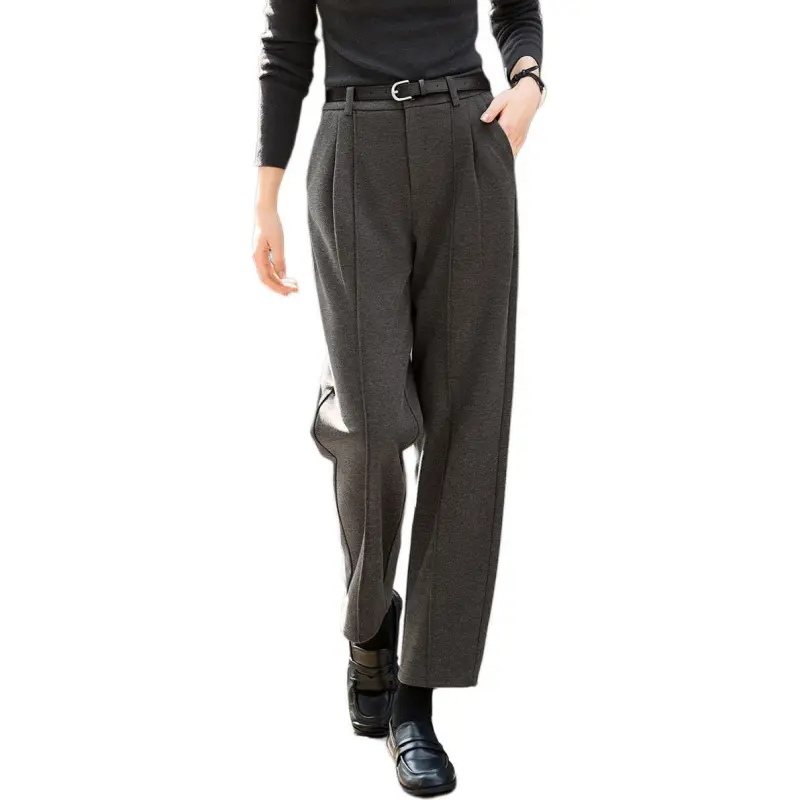 Mo Han Yi Mei Casual Pants Women's Medium Gray-2