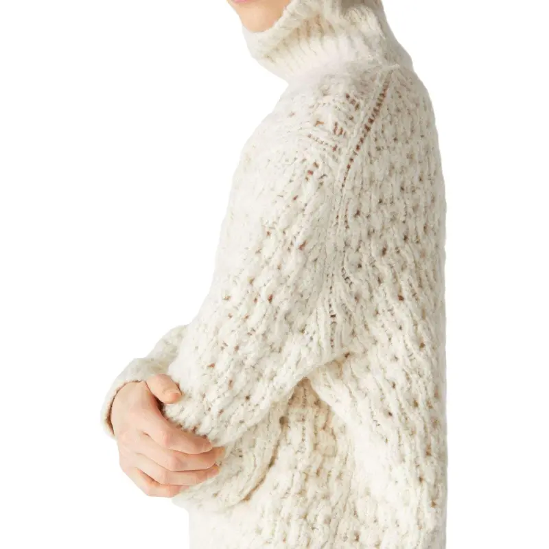 Loro Piana FW24 Cashmere Sweater Women's Snow White-5
