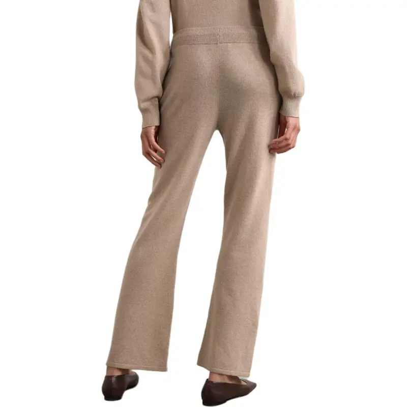 NILI LOTAN Knitted Sweatpants Women's Beige-2