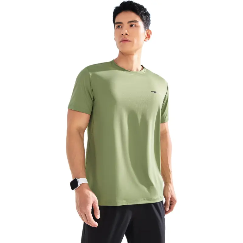 Erke Variety Training Collection T Shirt Men's Pea Green-1