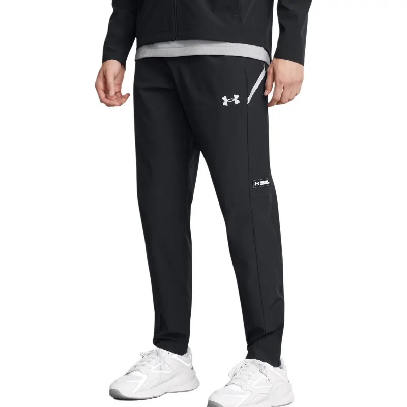 Under Armour Woven Collection FW24 Casual Pants Men's Black/Reflective-3