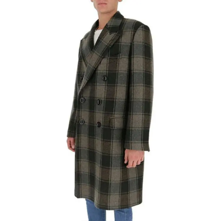 DRIES VAN NOTEN Coats Men Dark Green-3