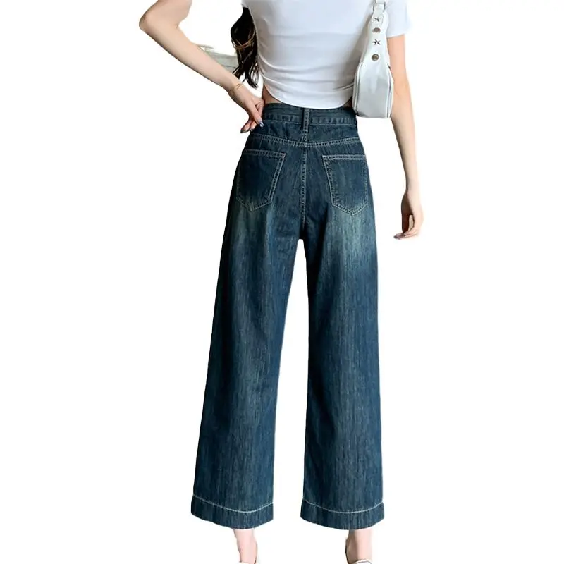 Mu Xiao Xin Jeans Women's Blue-0