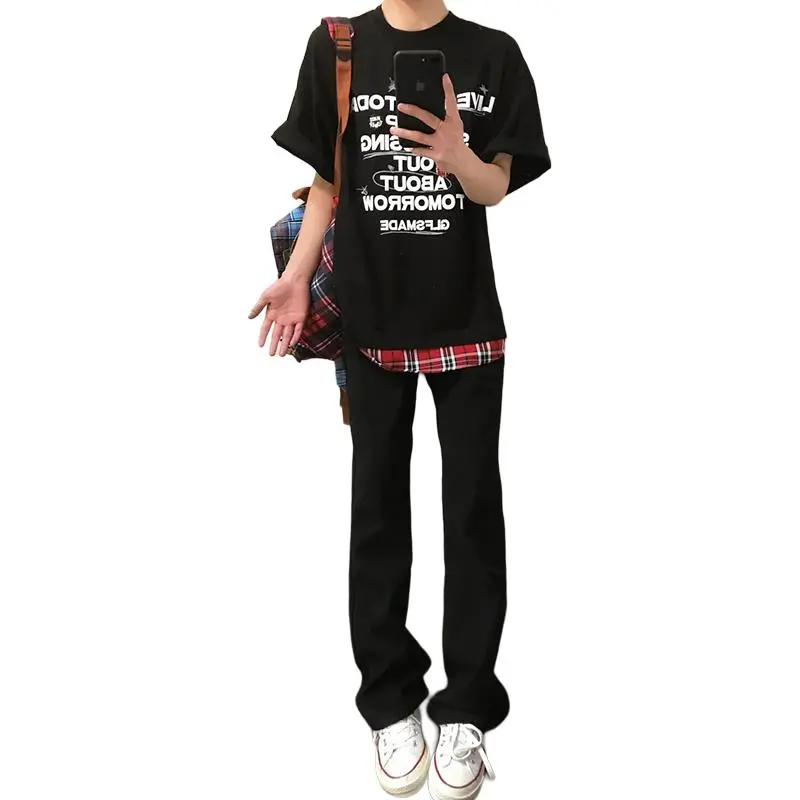DARK HORSE Jeans Unisex Black-4