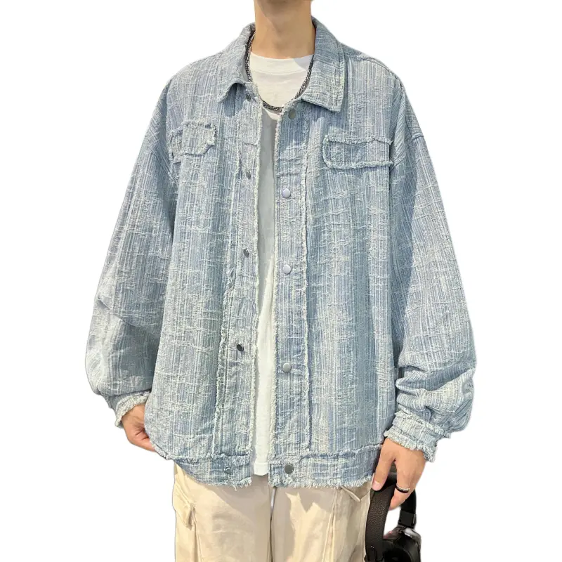 TESTUNG Denim Jackets Unisex-2