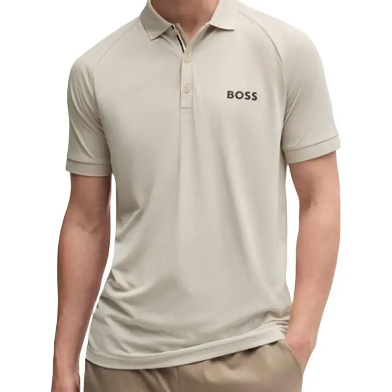 HUGO BOSS FW24 Polo Shirt Men's Beige-1